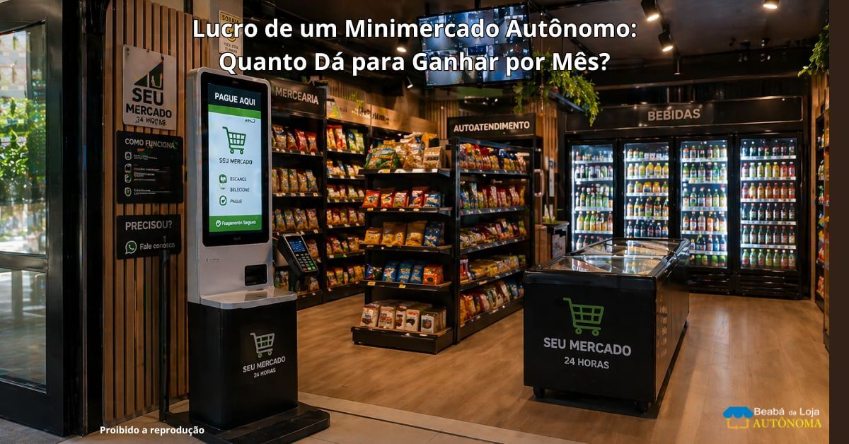 Lucro de um Minimercado Autônomo Quanto Dá para Ganhar por Mês