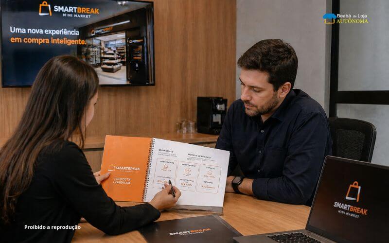 O modelo de franquia oferece suporte completo