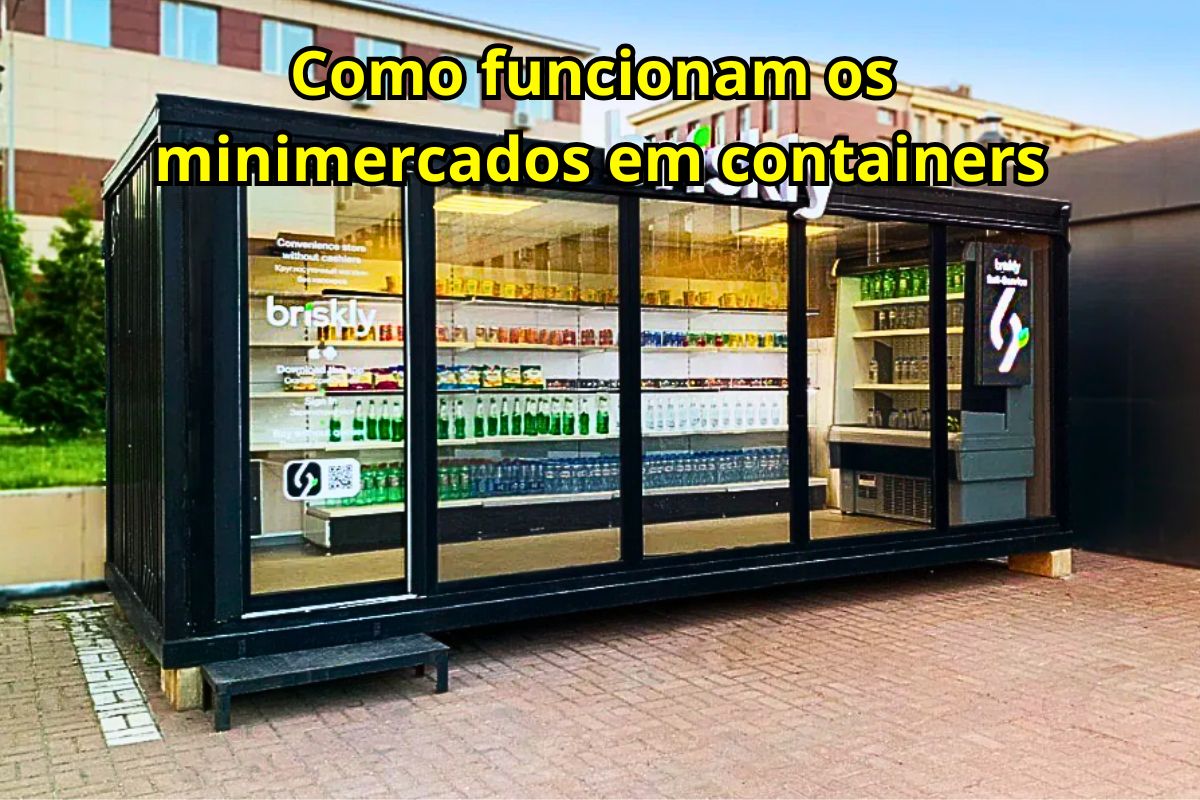 Como funcionam os minimercados em containers